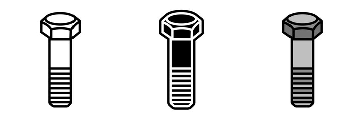 Bolt is a threaded metal fastener, commonly used in conjunction with a nut to secure materials tightly together.