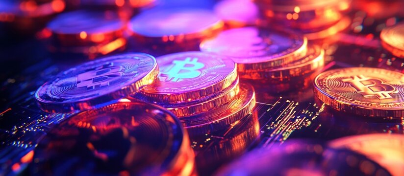 Bitcoin Cryptocurrency Close-up