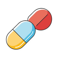 capsule icon, capsule vector illustration-simple illustration of capsule, perfect for capsule logos and icons