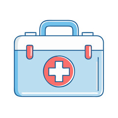 first aid kit icon, first aid kit vector illustration-simple illustration of first aid kit, perfect for first aid kit logos and icons