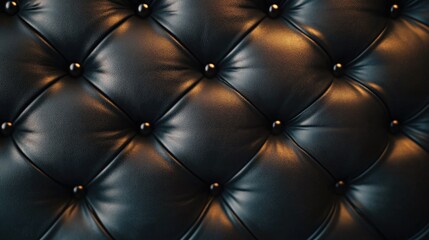 Naklejka premium Macro shot of premium leather texture with natural grain patterns, perfect for a luxurious background