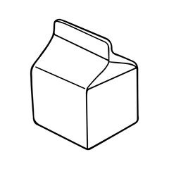 small carton sketch vector illustration