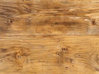 Fototapeta premium The wooden surface has a grainy texture and is slightly worn. The wood appears to be aged and has a rustic feel to it
