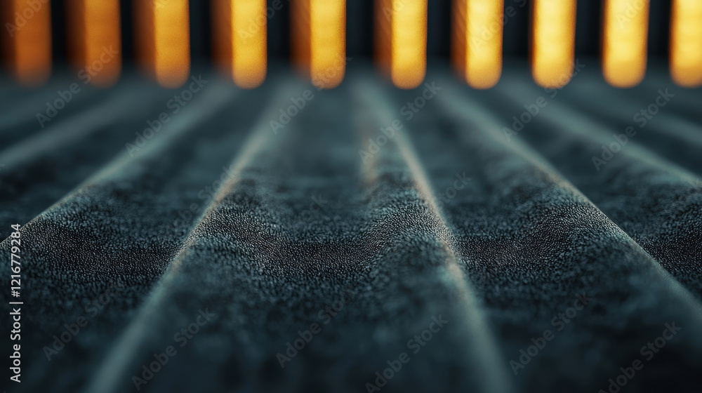 Poster soft fabric texture with warm light reflections creating depth and warmth