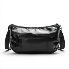 Naklejka premium Leather Bag On White Background 