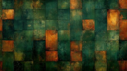 An artistic abstract pattern with bold brushstrokes in rich earthy tones.