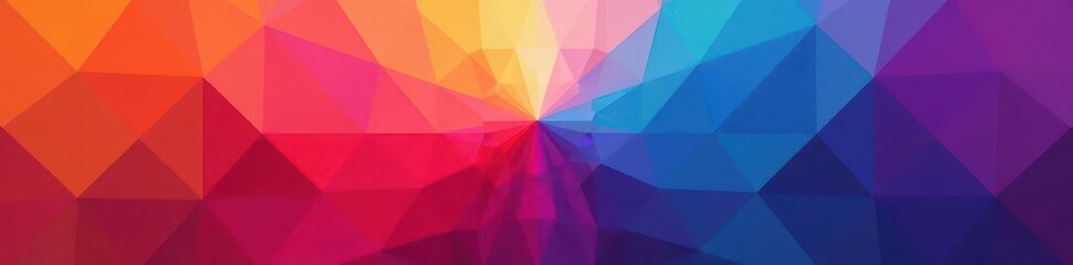 Obraz premium Interlocking rhombus shapes creating a starburst effect, gradient colors, symbol, element