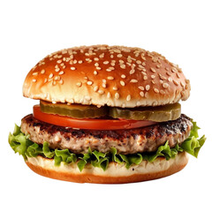 hamburger isolated