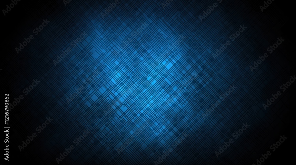 Poster abstract blue grid pattern dark background texture design