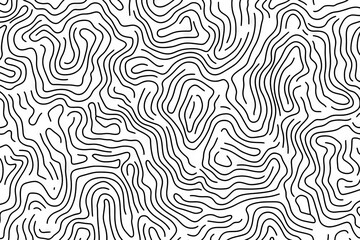 Obraz premium A black and white drawing of a wave pattern