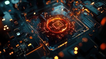 Fototapeta premium Futuristic Circuitry