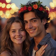 Obraz premium portrait of a happy couple