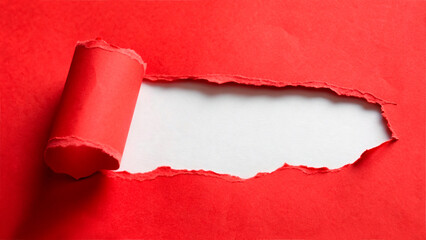 Obraz premium hole in paper