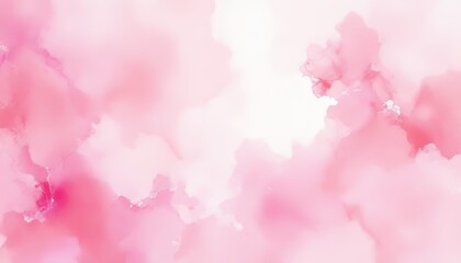 Fototapeta premium Soft pink abstract background with watercolor textures and gentle gradients.