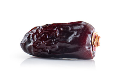 Mabroom dates isolated on white background