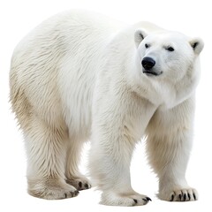 Polar Bear png isolated on white background
