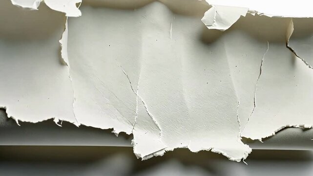 Wrinkled white paper showing its delicate creases and natural patterns.
