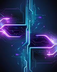 Technology graphic background