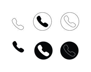 Call icon set