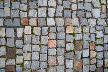 Swiss Traditional Stone Cobblestone Pavement Texture