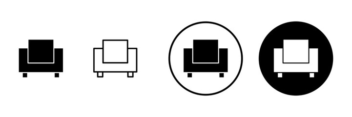 Sofa icon vector. sofa sign and symbol. furniture icon