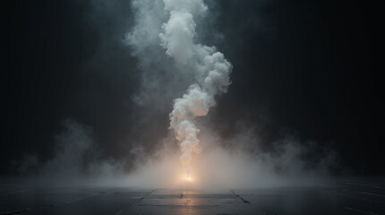 Obraz premium Concert Energy Macro: Crowd, Colorful Lights, and Confetti Explosion