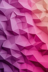 Naklejka premium A vibrant, abstract pattern featuring intersecting geometric shapes in shades of pink and purple, creating a dynamic three-dimensional effect.