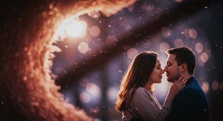 Romantic Valentine's Day Couple