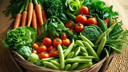 vegetables in a basket