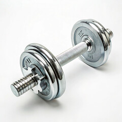 Naklejka premium dumbbell isolated on white