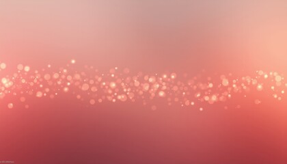 Obraz premium Soft red abstract ribbons and bokeh on warm gradient.