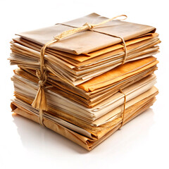 stack of old books