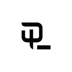 OL monogram logo design letter text name symbol monochrome logotype alphabet character simple logo