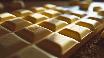 Gourmet Indulgence Close-Up of Artisan Chocolate Desserts in Cozy Atmosphere