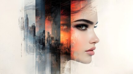 Sophisticated advertising agency visual, dynamic collage of services, sleek and elegant design, bold branding approach, innovative marketing visuals, visually stunning, ultra-realistic, photo-realisti