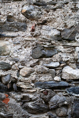 Texture of an Ancient Stone Wall