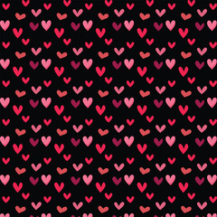 seamless pattern with hearts