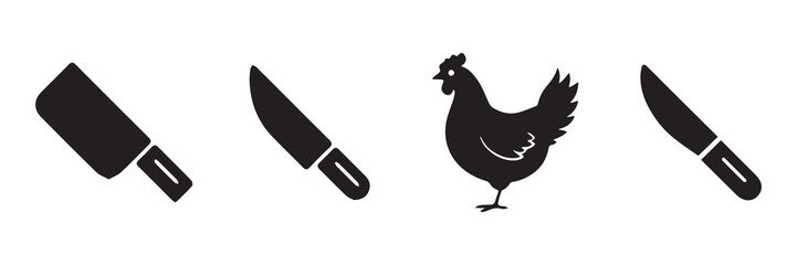 Spoon, fork, and knife icon. Black simple illustration for dinner, eating food, cafe, restaurant. Illustration EPS 10 