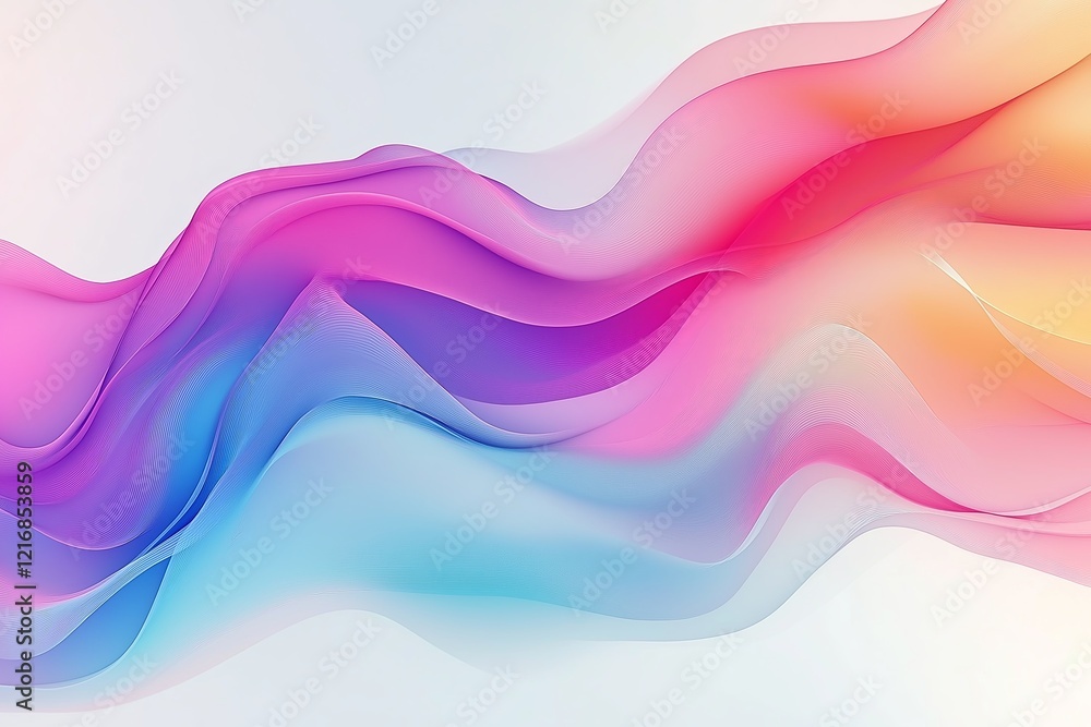 Poster A dynamic swirl of colors that flow together seamlessly.