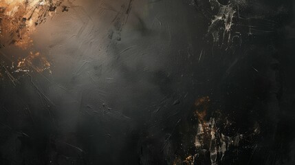 Abstract dark textured background with hints of light and color variations.