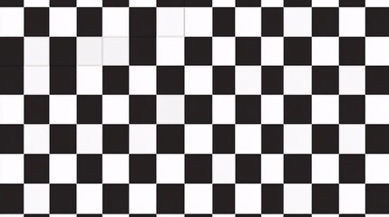 Fototapeta premium Dynamic Black and White Abstract Pattern of Irregular Squares in a Grid Formation