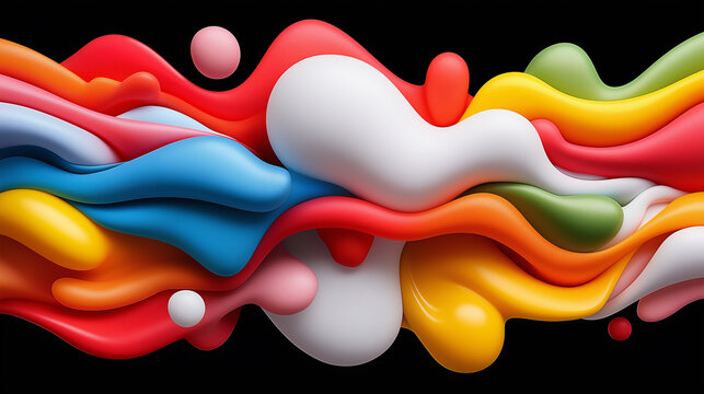 Vibrant abstract patterns created by AI showcase a dynamic interplay of colors and forms that evoke a sense of motion and creativity while breaking traditional artistic boundaries