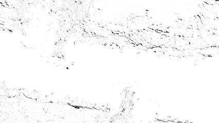 Satellite Image Arctic Ocean ice melt, showing fracturing and separation, with dark ocean water in transparent background  for climate change research © omkuhh