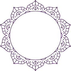 Beautiful flower art and mandala vector design