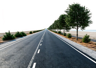 road in the countryside