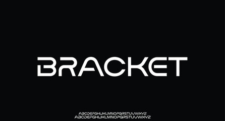 Abstract scifi modern logo alphabet fonts. Science fiction typography sport, technology, fashion, digital, future creative faster logos fonts. vector illustration
