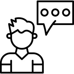 Verbal Communication Icon
