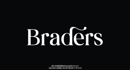 Elegant alphabet letter font logo. Typography luxury classic beauty serif fashion fonts decorative wedding vintage retro logos. vector illustration
