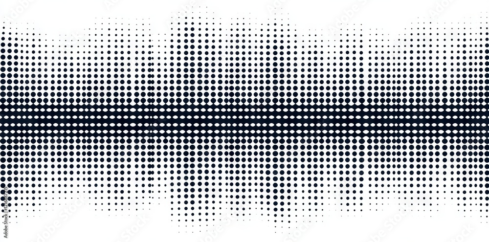 Poster abstract modern halftone background created with monochrome printing raster