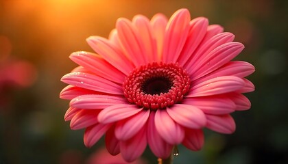 Fototapeta premium red gerbera flower